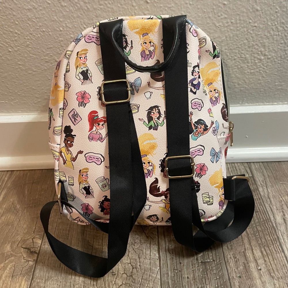 Disney Princess Mini Backpack All Over Print Fast Forward brand - Picture 3 of 11